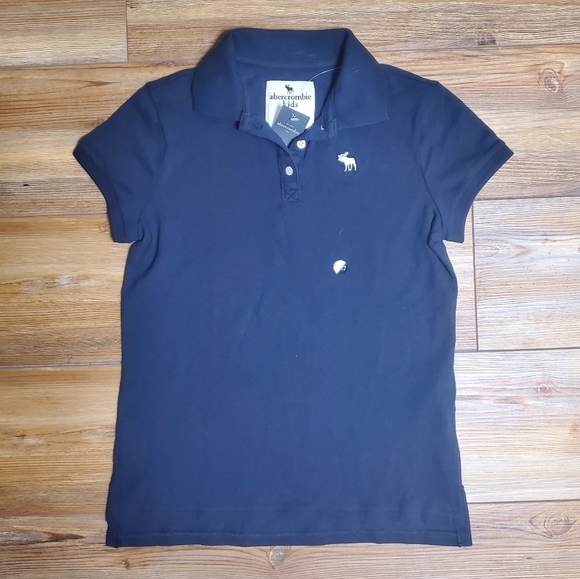 abercrombie kids Other - NEW Abercrombie Kids Polo Shirt 11/12 Navy Blue